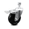 Service Caster 4 Inch Soft Rubber Wheel Swivel 12mm Stem Caster with Total Lock Brake SCC SCC-TSTTL20S414-SRS-M1215 - alternate 1